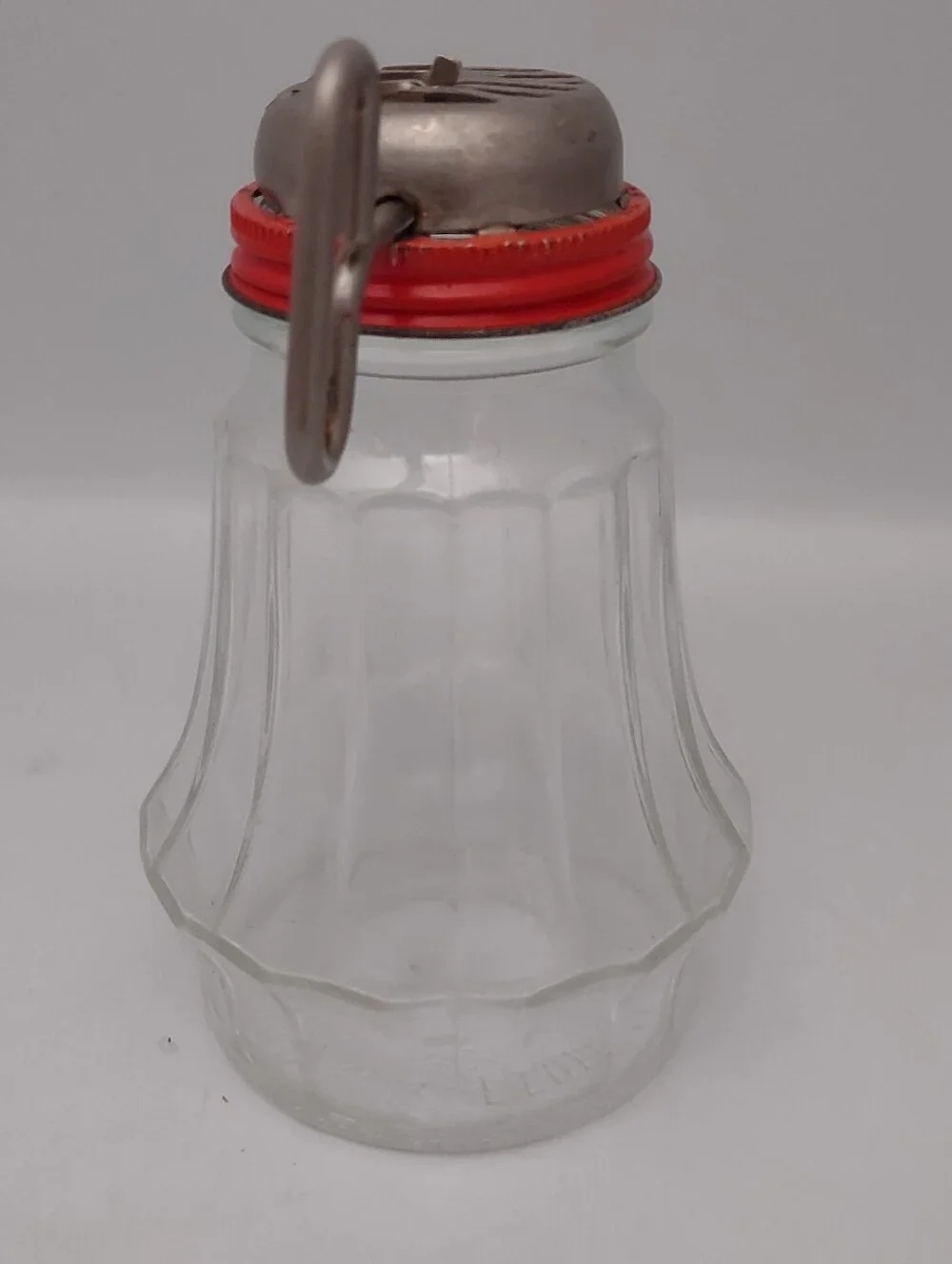 Vintage Federal Tool Corp Chicago Nut Cheese Chopper Grinder Glass Jar Turn Key